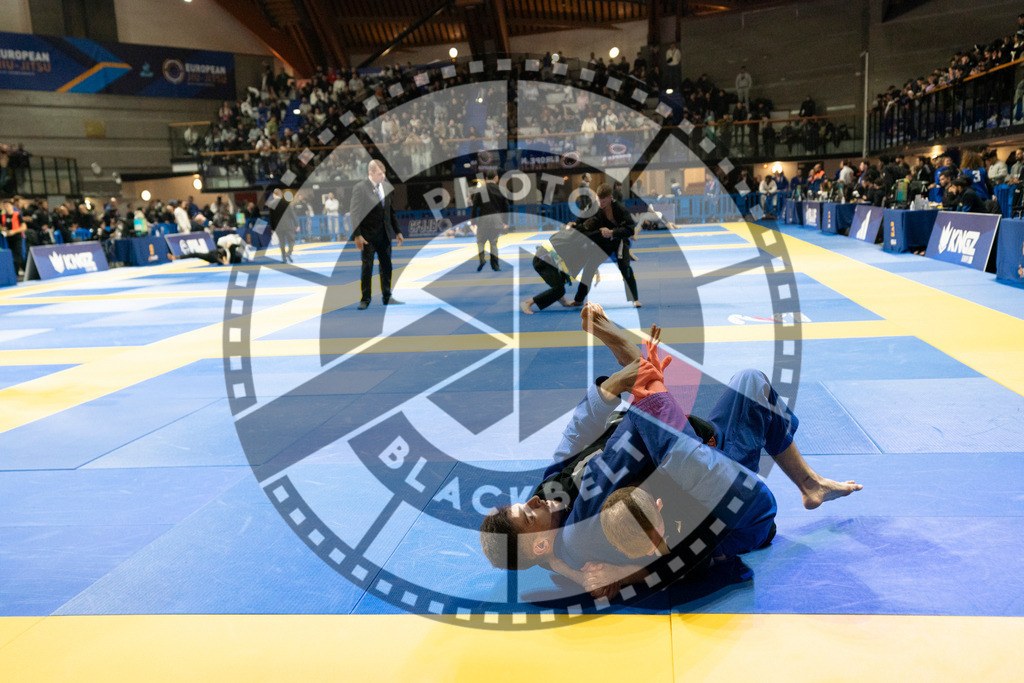 20240119PBB1205 | Fighters compete during the IBJJF European Championship in Paris, France, on January 19, 2024.