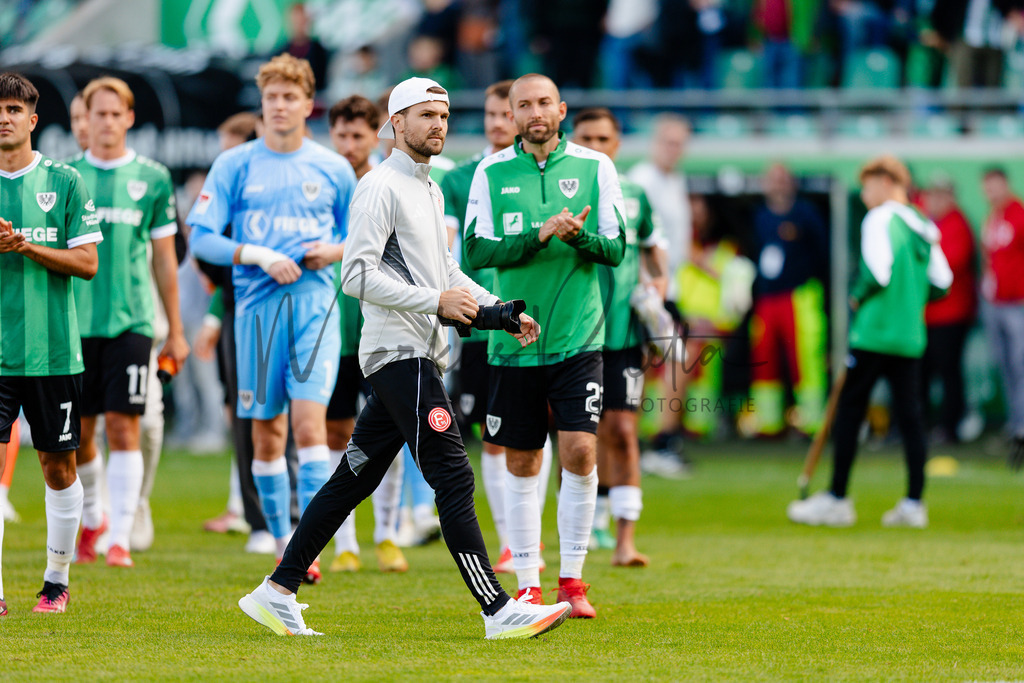 2. Bundesliga, Saison 2025/26, 5. Spieltag : SC Preußen Münster - Fortuna Düsseldorf | Münster, 14.09.2025: 2. Bundesliga, 5. Spieltag, SC Preußen Münster gegen Fortuna Düsseldorf im LVM-Preußenstadion in Münster. Foto: sportfotografie.ms | Markus Paletta - Realisiert mit Pictrs.com