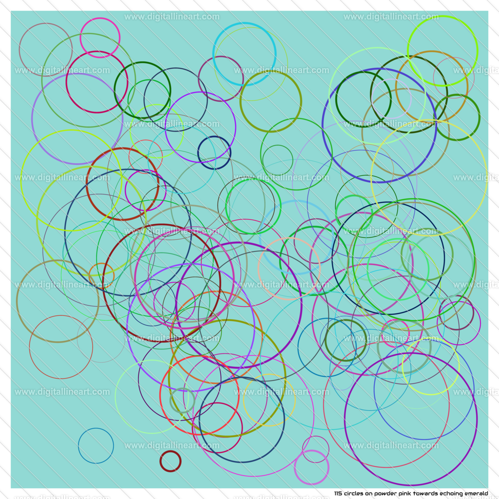 115-circles-powder-pink-towards-echoing-emerald | digitallineart - Realisiert mit Pictrs.com