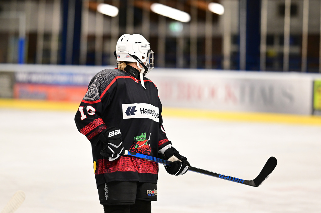 Eishockey I Frauen I Saison 2023-2024 I Testspiel I TuS Harsefeld Tigers - Crocodiles Hamburg | Der Sportfotograf. - Realisiert mit Pictrs.com