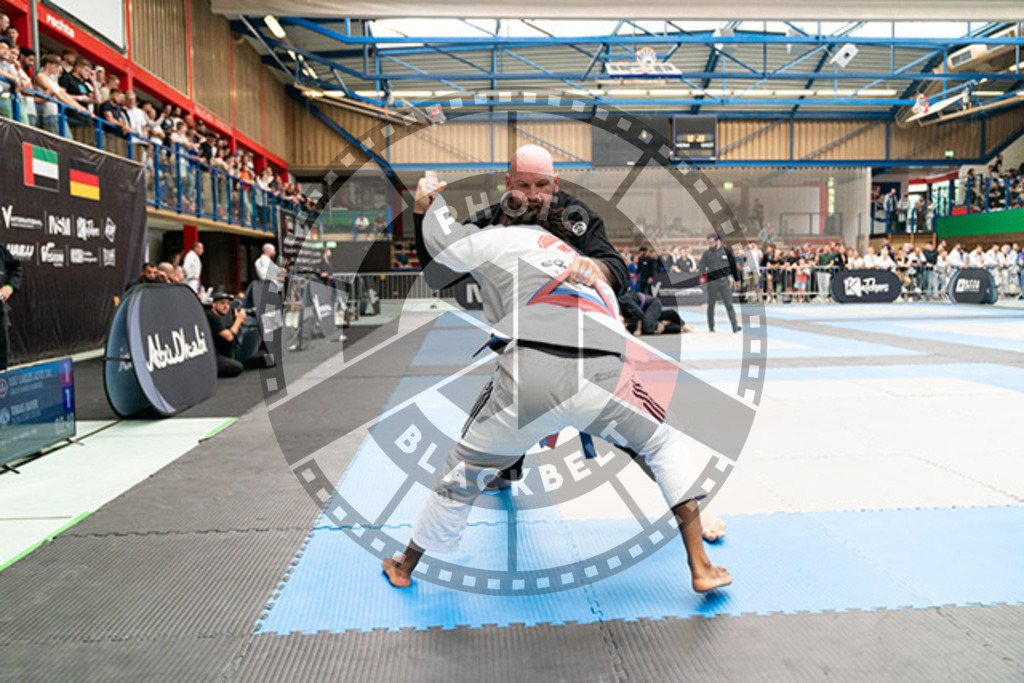 20230826PBB55585 | Fighters compete during the AJP INTLPRO BJJ and grappling competition in Hamburg, Germany, on August 26 2023.