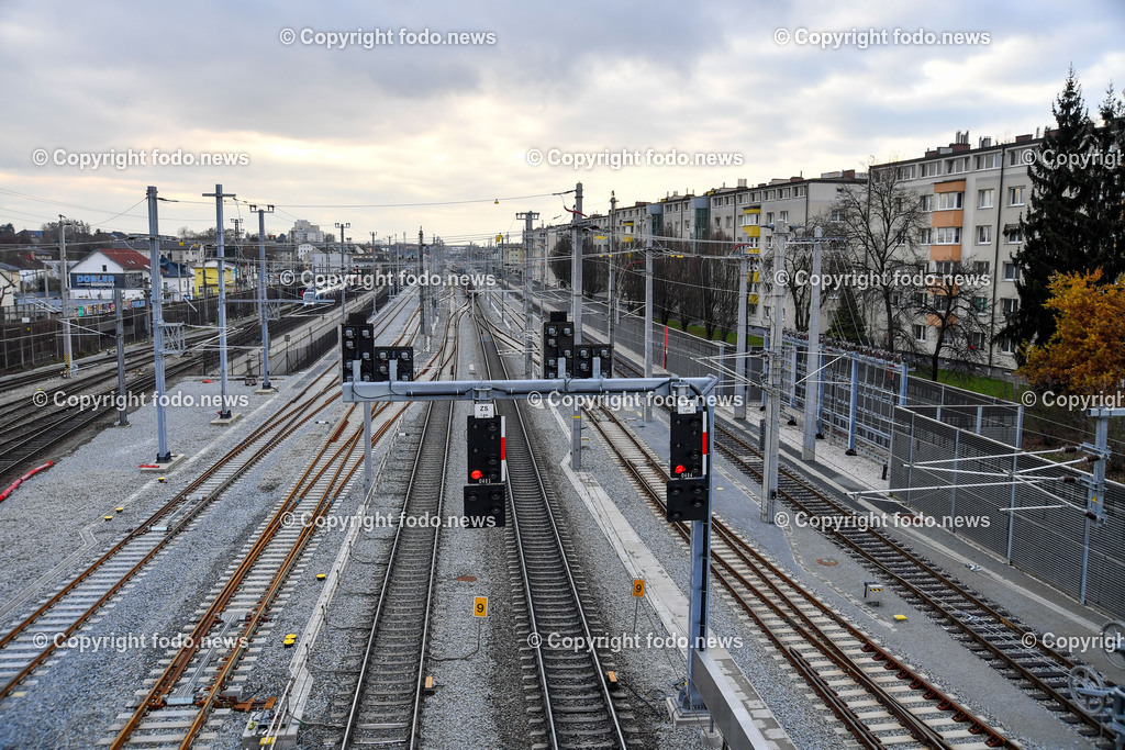 Baufortschritt Ausbau Weststrecke_ ÖBB_ 07.12.2022-39 | 07.12.2022, ÖBB Weststrecke , AUT, Besichtigung Ausbau Weststrecke 4 gleisig, im Bild Westbahnstrecke Ausbaubereich Untergaumberg