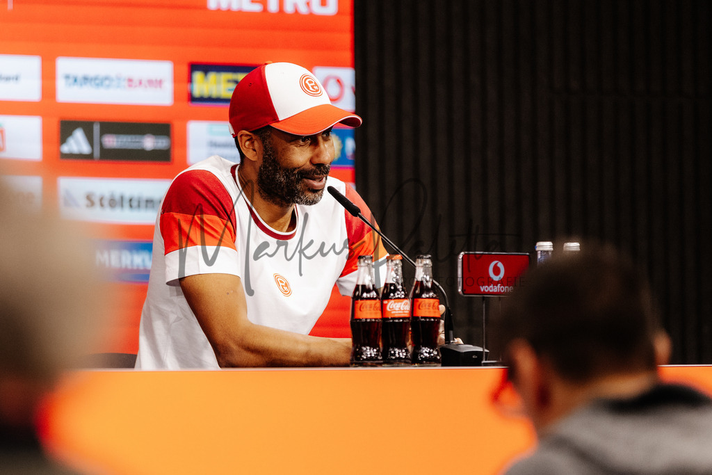 2. Bundesliga, Saison 2024/25, 28. Spieltag: Fortuna Düsseldorf - SC Preußen Münster | Düsseldorf, 05.04.2025: 2. Bundesliga, 28. Spieltag, Fortuna Düsseldorf gegen SC Preußen Münster in der Merkur Spiel-Arena in Düsseldorf. Foto: sportfotografie.ms | Markus Paletta - Realisiert mit Pictrs.com