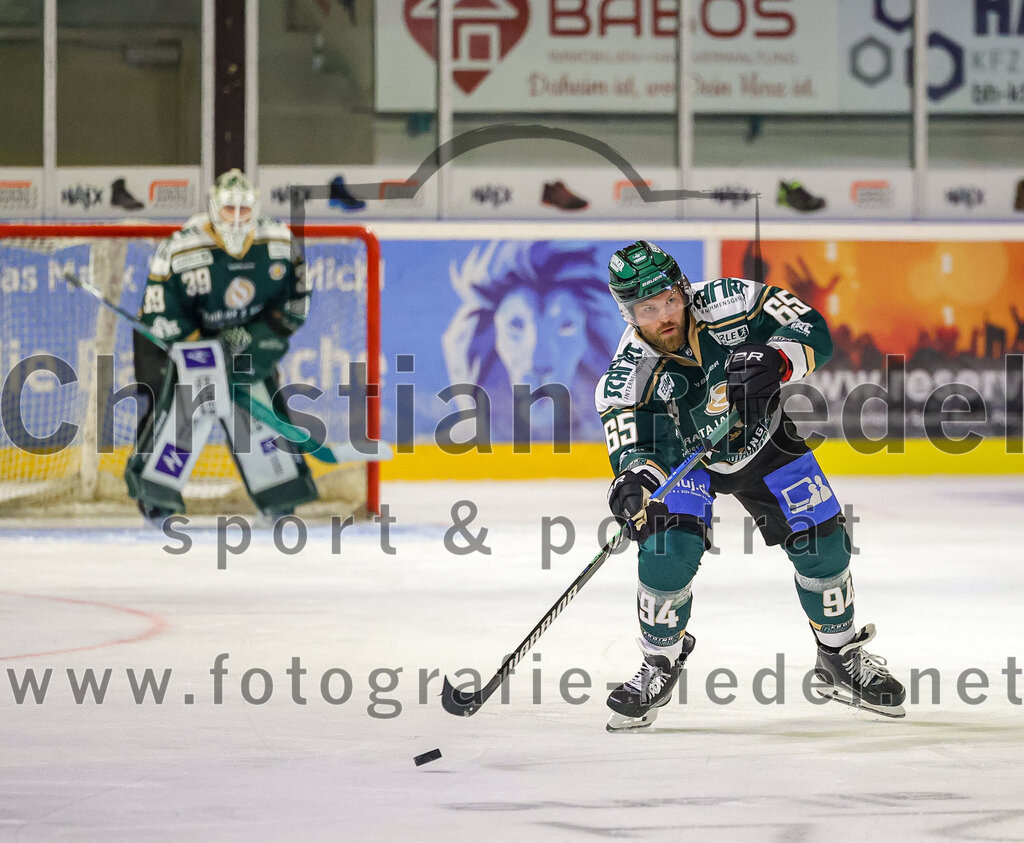 2025-08-22_045_TSV_Erding_gegen_EV_Fuessen | Erding, Deutschland, 22.08.2025:Eishockey, Oberliga Süd 2025 / 2026, Testspiel, TSV Erding gegen EV Füssen, Endergebnis: 1:4+e65+Foto: Christian Riedel / fotografie-riedel.net