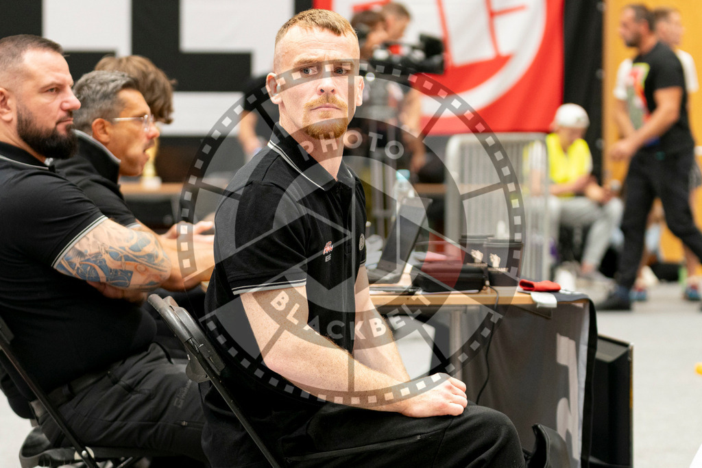 20230916PBB1235 | Fighters compete during the grappling tournement ADCC Trials (European, Middle East and African Championship) in Warsaw, Poland, on September 16, 2023.