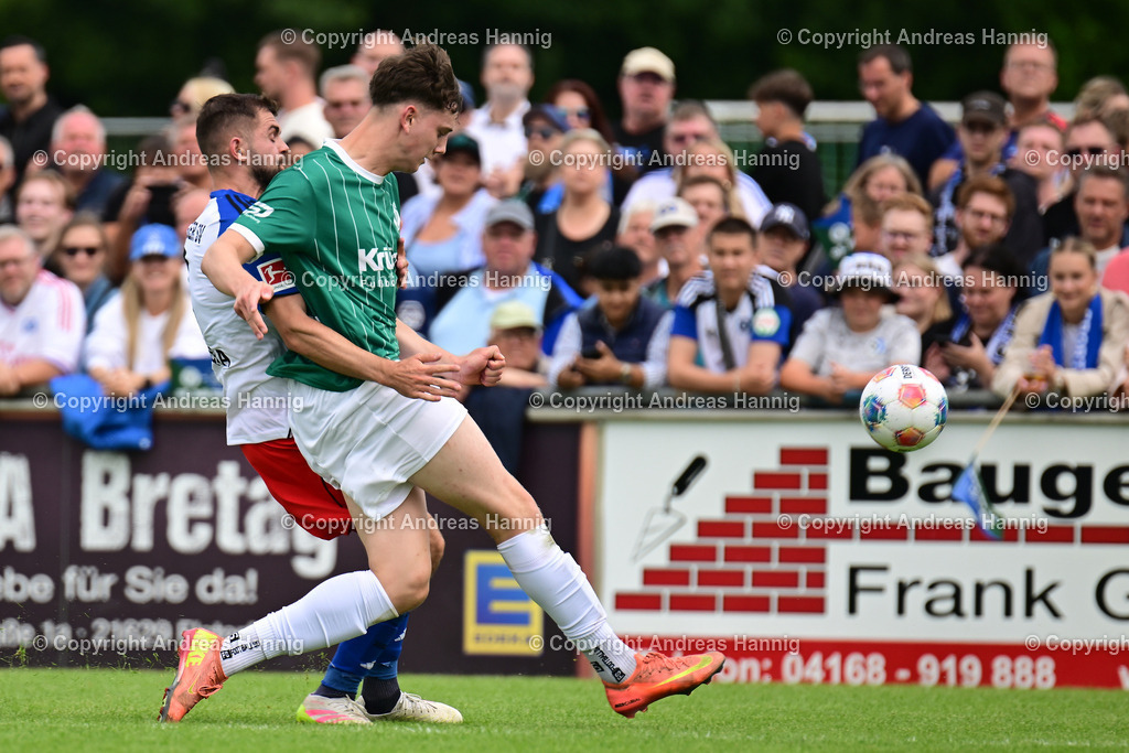 Fußball I Herren I Testspiel  I TSV Elstorf - Hamburger SV I 5.7.2025 | a-hannig - Realisiert mit Pictrs.com