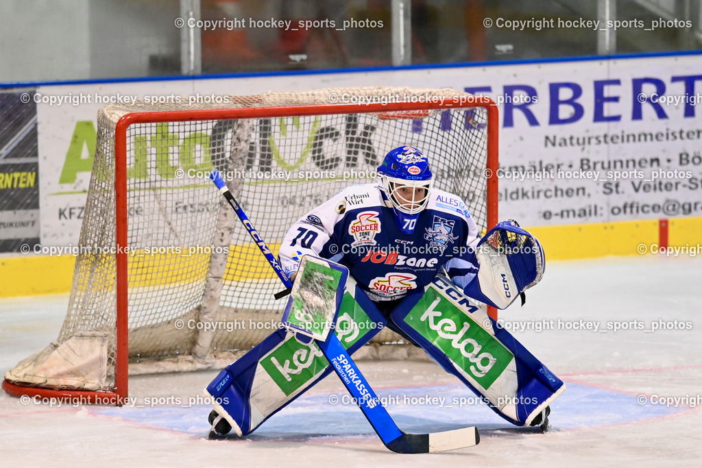 ESC Steindorf vs. MET PHOTOVOLTAIK HORNETS SPITTAL | #70 Moser Lukas ESC Steindorf, ESC Steindorf vs. MET PHOTOVOLTAIK HORNETS SPITTAL, ESC Steindorf vs. MET PHOTOVOLTAIK HORNETS SPITTAL am 26.10.2024 in Steindorf (Ossiachersee Halle), Austria, (Photo by Bernd Stefan)