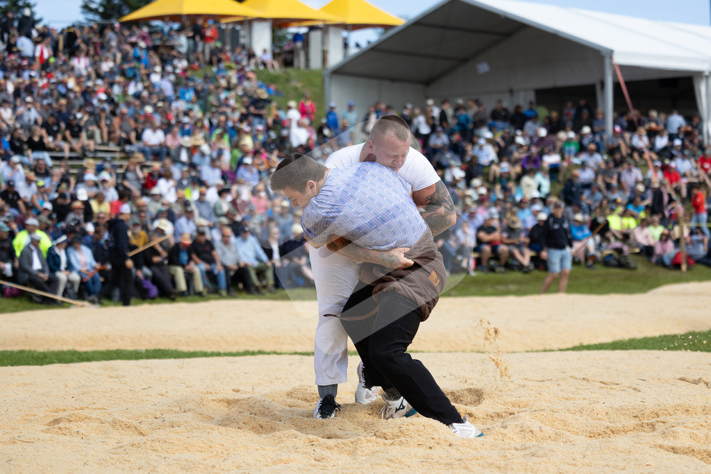Rigi2025_1505 | Die Schwinger des Schwyzer Kantonalen Schwingerverbandes: Fotos, die Dynamik und Leidenschaft festhalten, sowie emotionale Momente aus dem traditionellen Schwingsport zeigen. - Realisiert mit Pictrs.com