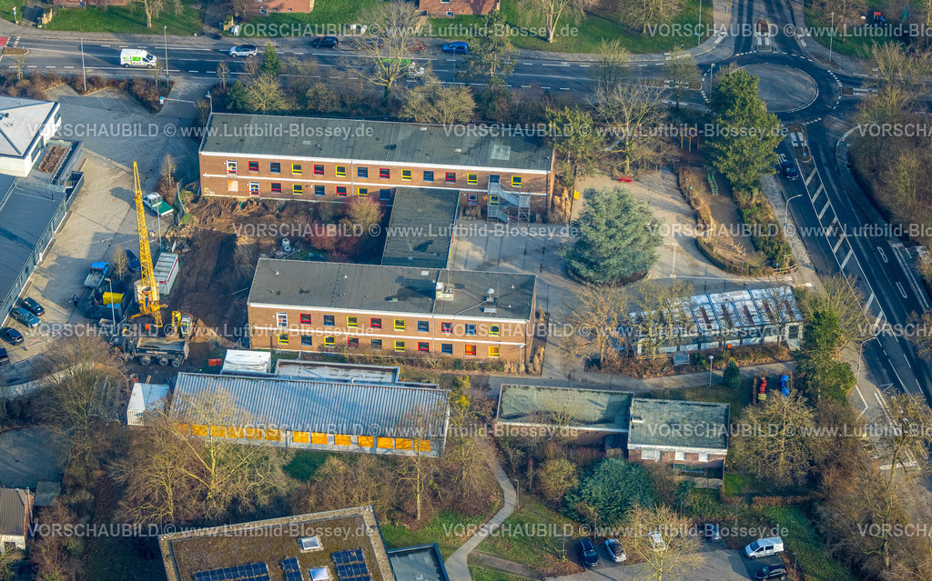 Neukirchen-Vluyn260101233 | Luftbild, Gerhard-Tersteegen-Schule, Grundschule mit Baustelle, Neukirchen, Neukirchen-Vluyn, Ruhrgebiet, Nordrhein-Westfalen, Deutschland