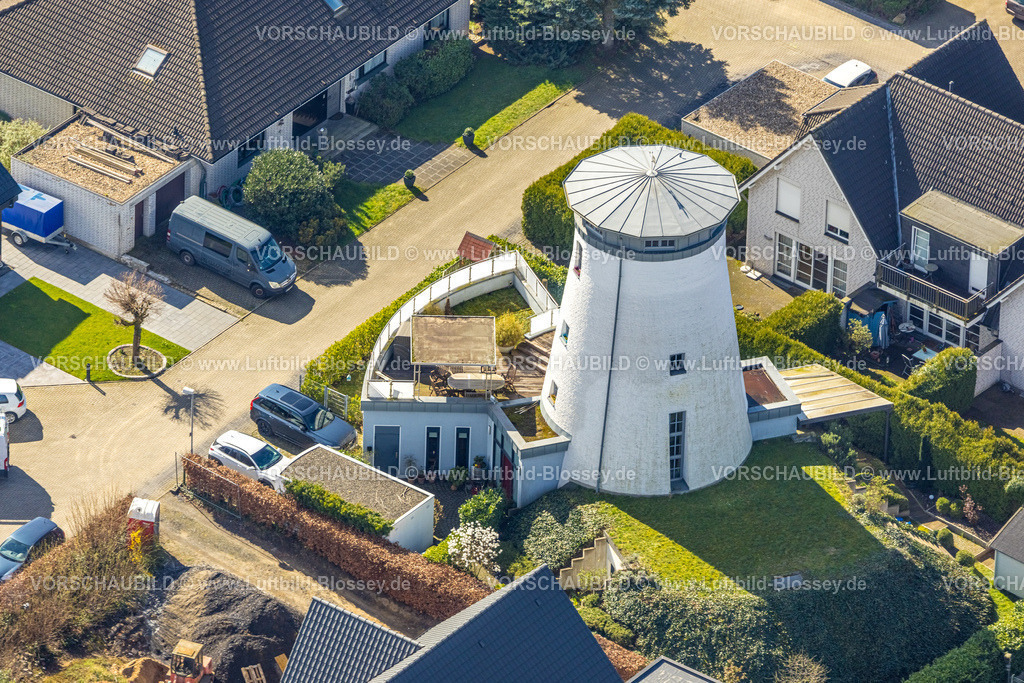 Wesel240310404 | Luftbild, Wohnhaus Immobilie Obrighoven-Mühle, Tulpenstraße, Wittenberg, Wesel, Nordrhein-Westfalen, Deutschland