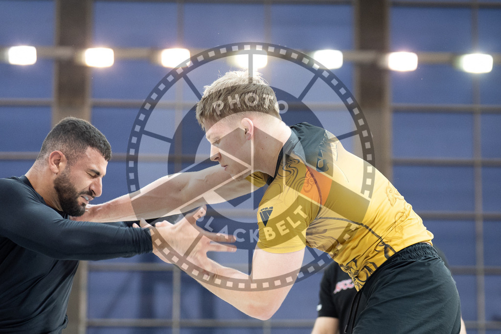 20260214PBB0518 | Fighters compete during the ADCC European Trials  competition day 1 in Belgrade, Serbia, on February 14, 2026.