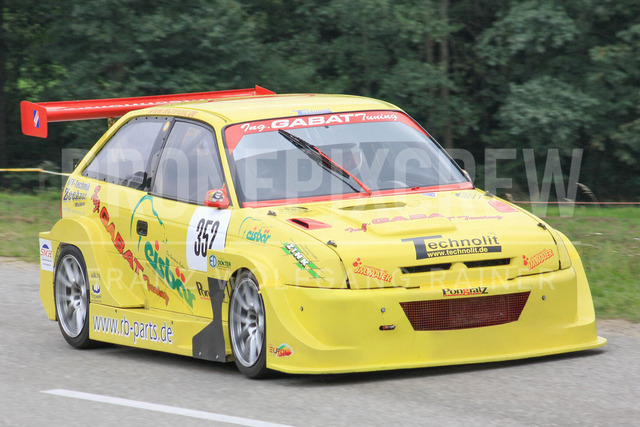 International Hill Climb Esthofen – St. Agatha 2008    | Race car action at the International Hill Climb Esthofen – St. Agatha, held on September 20–21, 2008, in Upper Austria. The image shows FIAUSCH Heiko (Opel Astra), 352.     
