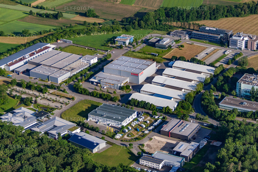 Luftbild: Akzo Nobel Powder Coatings GmbH im Ortsteil Jettenburg in Kusterdingen im Bundesland Baden-Württemberg in Deutschland. Foto: IMG_67686.jpg vom 09.06.2014 durch Werner Riehm/FLY-FOTO.deWWW.RESICOAT.COM