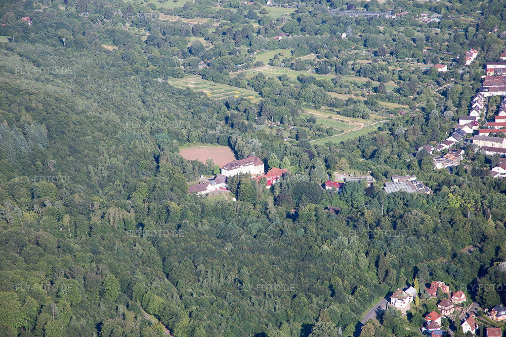 Luftbild: St. Augustinusheim in Ettlingen im Bundesland Baden-Württemberg in Deutschland. Foto: IMG_083986.jpg vom 26.07.2015 durch Werner Riehm/FLY-FOTO.de