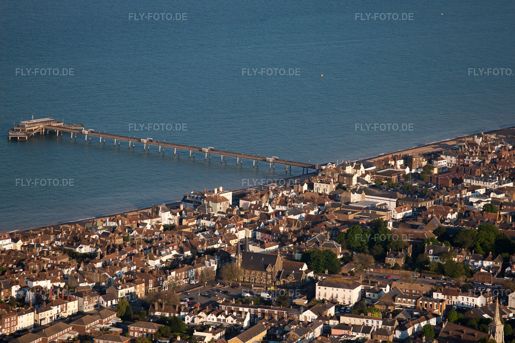 Luftbild: Ortsansicht in Deal im Bundesland England in Vereinigtes Königreich. Foto: IMG_50733.jpg vom 27.05.2012 durch Werner Riehm/FLY-FOTO.de