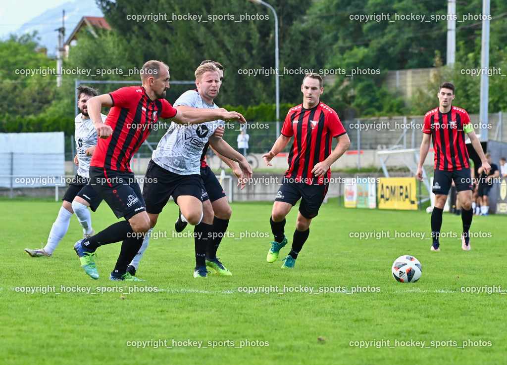 SC Magdalen vs. ATUS Nötsch 13.8.2023 | #15 Michael Schwenner, #8 Lukas Johannes Kargl, #14 Rene Hecher, #21 Nicolas Francis Janschitz