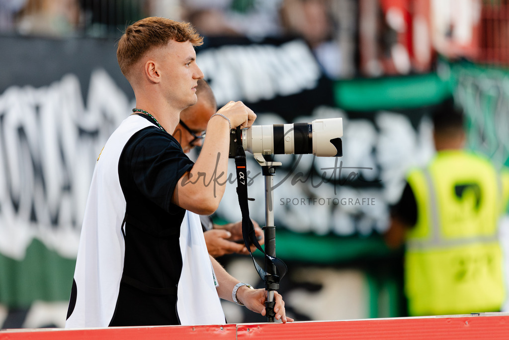 DFB-Pokal 2025/2026, 1. Runde: SC Preußen Münster - Hertha BSC Berlin | Münster, 18.08.2025: DFB-Pokal 2025/2026, 1. Runde, SC Preußen Münster gegen Hertha BSC Berlin im LVM-Preußenstadion in Münster.(Foto: sportfotografie.ms | Markus Paletta) - Realisiert mit Pictrs.com