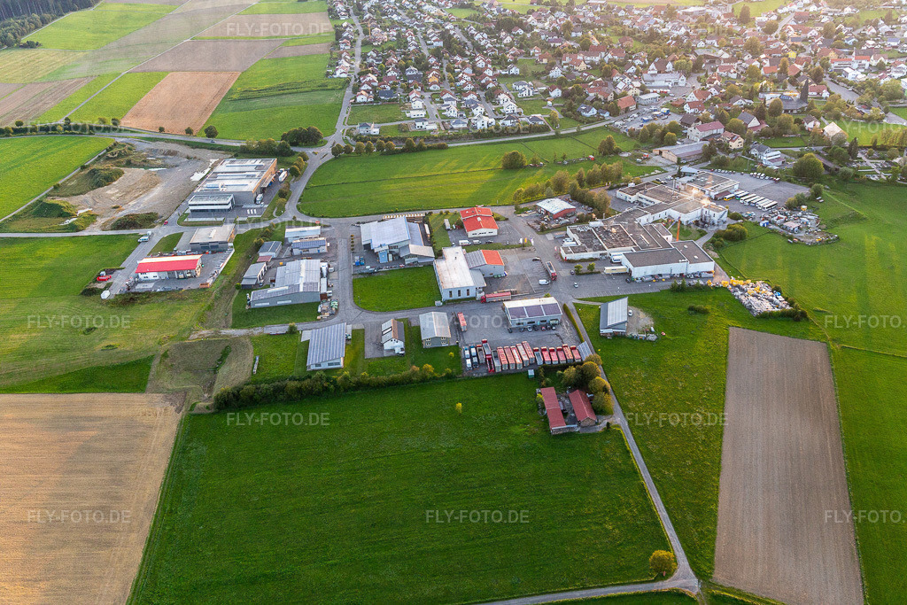 Industriegebiet Riedstraße | Luftbild: Industriegebiet Riedstraße in Bösingen im Bundesland Baden-Württemberg in Deutschland. Foto: IMG_128768.jpg vom 27.08.2021 durch ©2025 Werner Riehm fly-foto.de/copyright - Realisiert mit Pictrs.com