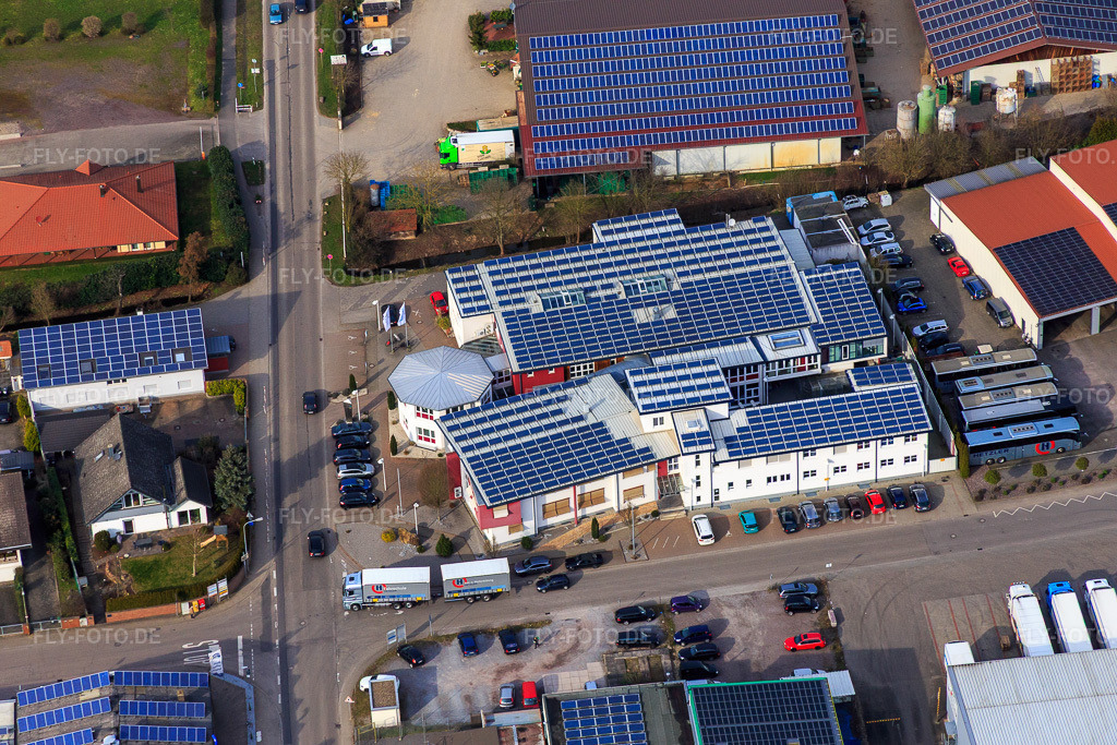 Luftbild: REHA med Gesundheitspark GmbH - Abteilung Orthopädie & Neurologie in Herxheim bei Landau im Bundesland Rheinland-Pfalz in Deutschland. Foto: IMG_086436.jpg vom 26.02.2016 durch Werner Riehm/FLY-FOTO.deReha Med Gesundheitspark