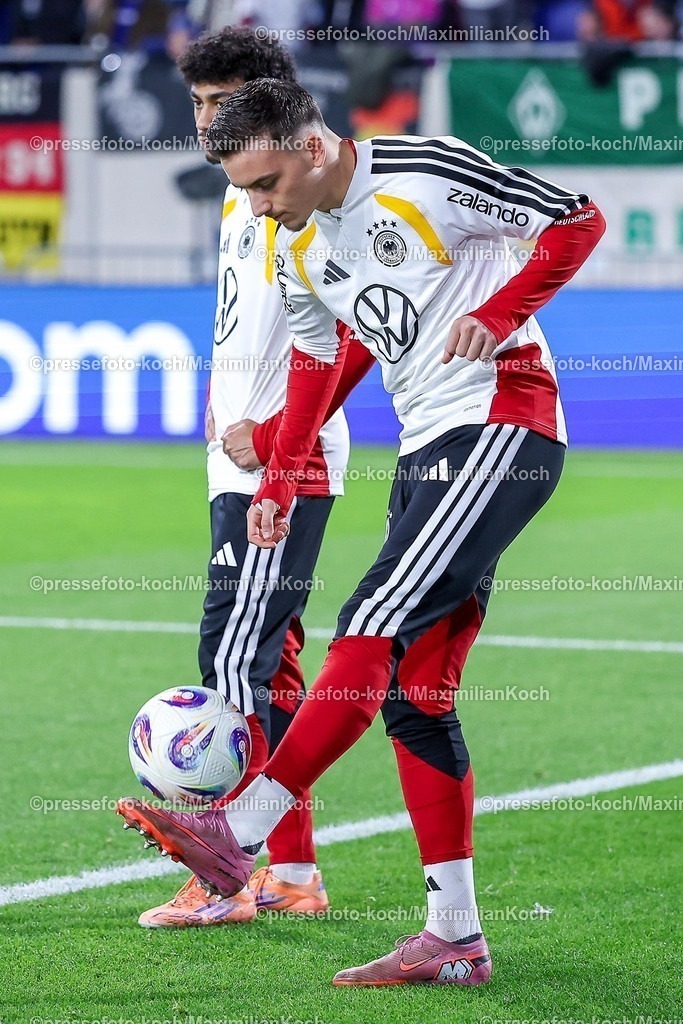 DFB14112503124 | 14.11.2025, Fußball, Länderspiel, WM-Qualifikation Europa, Deutschland - Luxemburg, Stade de Luxembourg (Croix de Gasperich, Luxemburg), 9. Spieltag, Saison 2025 2026: Said El Mala (GER) Regulations prohibit any use of photographs as image sequences and or quasi-video.