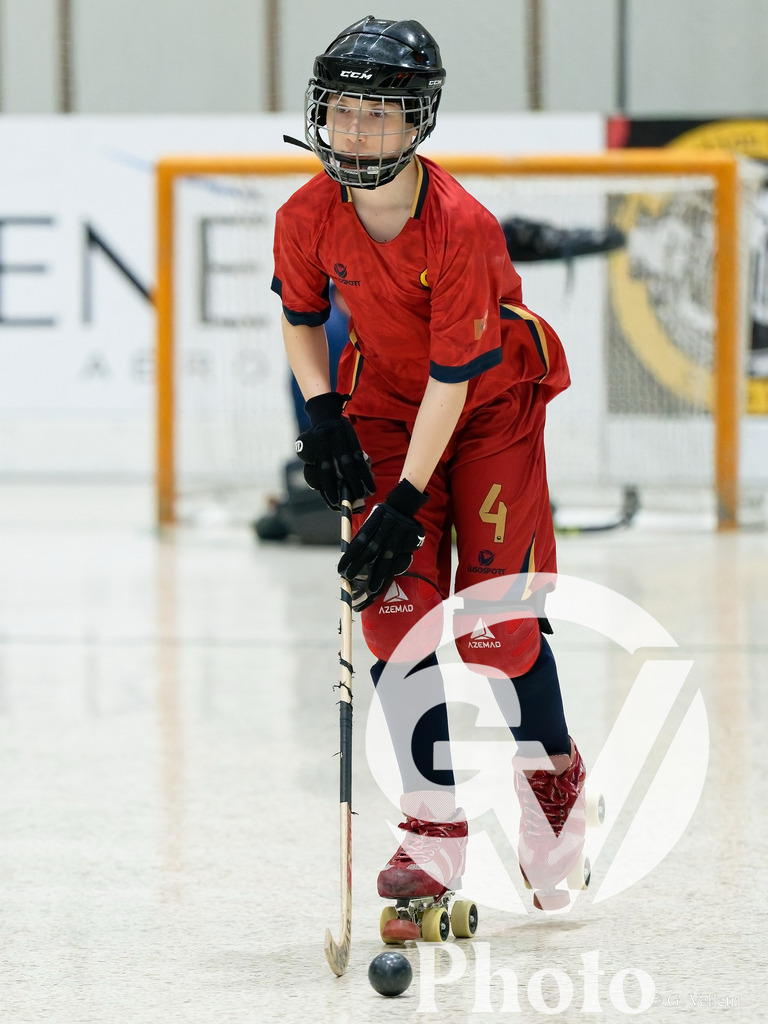 Geneve RHC  v RC Biasca  - U17 | Geneve, Switzerland - May 10 : during the U17  match between Geneve RHC  and RC Biasca  at Centre sportif de la queue d'arve on May 10 , 2026 in Geneve, Switzerland.