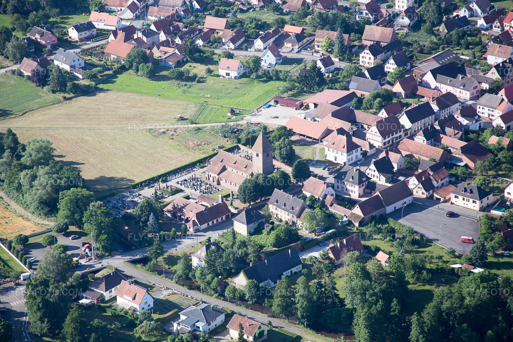 Aerial view: View of the town in the district Altenstadt in Wissembourg in the state Bas-Rhin, France.Photo: IMG_083050.jpg taken on 06/26/2015 by Werner Riehm/FLY-FOTO.comResolution of the original: 5472 x 3648 px