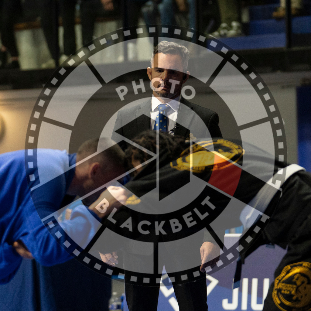 20240119PBB0981 | Fighters compete during the IBJJF European Championship in Paris, France, on January 19, 2024.