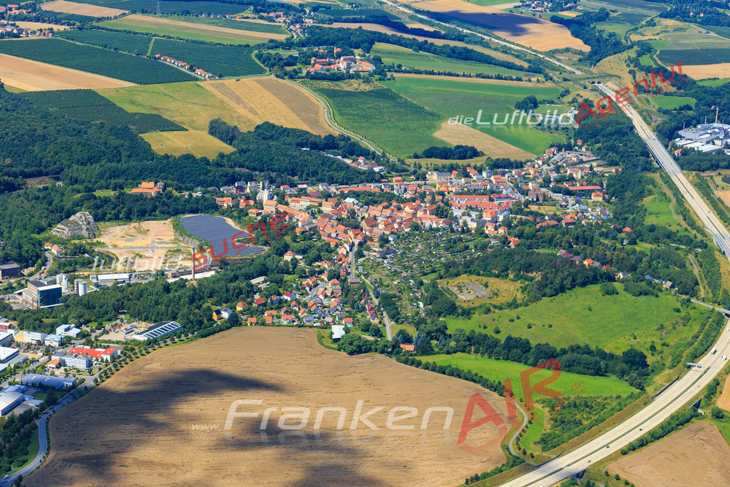 Luftbild von  Dohna - Luftaufnahme wurde 2016 von https://frankenair.de mittels Flugzeug (keine Drohne) erstellt - die Geschenkidee