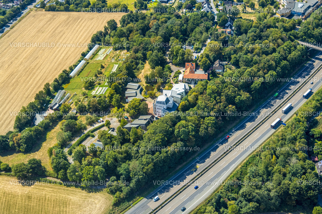 Witten220809106 | Luftbild, Waldorf Institut, Ausbildungsstätte für Lehrkräfte, Annen, Witten, Ruhrgebiet, Nordrhein-Westfalen, Deutschland