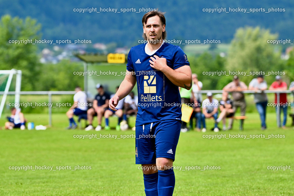 ATUS Velden vs. VST Völkermarkt | #24 Gerfried Einspieler ATUS Velden, ATUS Velden vs. VST Völkermarkt, ATUS Velden vs. VST Völkermarkt am 30.05.2024 in St. Egyden (Sportpark St. Egyden), Austria, (Photo by Bernd Stefan)