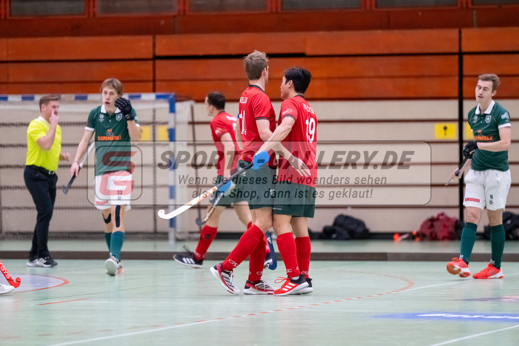 HK_20250110_101287 | 1. Bundesliga Halle Herren Crefelder HTC - Uhlenhorst Mülheim am 10.1.2025 Glockenspitz Halle Krefeld, Krefeld ,