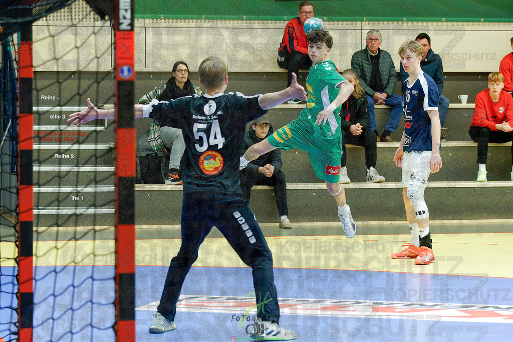 mJB Pokalrunde dt. Meisterschaft, TV Hüttenberg - TSV GWD Minden | mJB Pokalrunde dt. Meisterschaft, TV Hüttenberg - TSV GWD Minden am 15.03.2025 in Münchholzhausen (Sporthalle Münchholzhausen)Photo © 2025 - Jörg Heinrich - Realisiert mit Pictrs.com