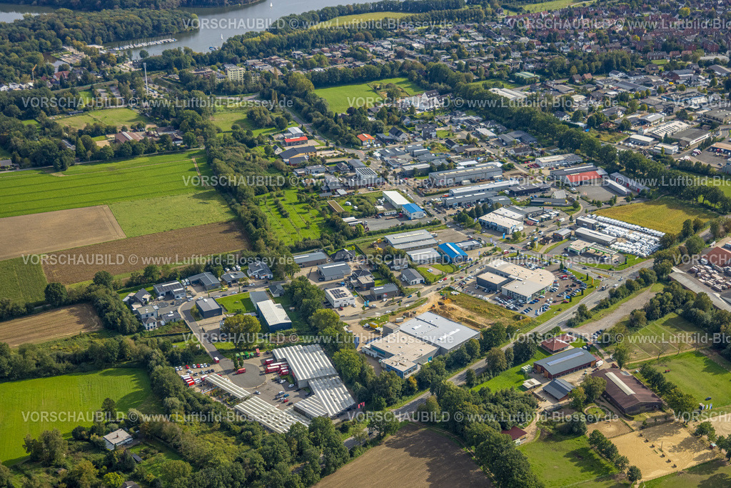 Haltern230905750 | Luftbild, Gewerbegebiet Münsterknapp, Haltern-Stadt, Haltern am See, Ruhrgebiet Münsterland, Nordrhein-Westfalen, Deutschland