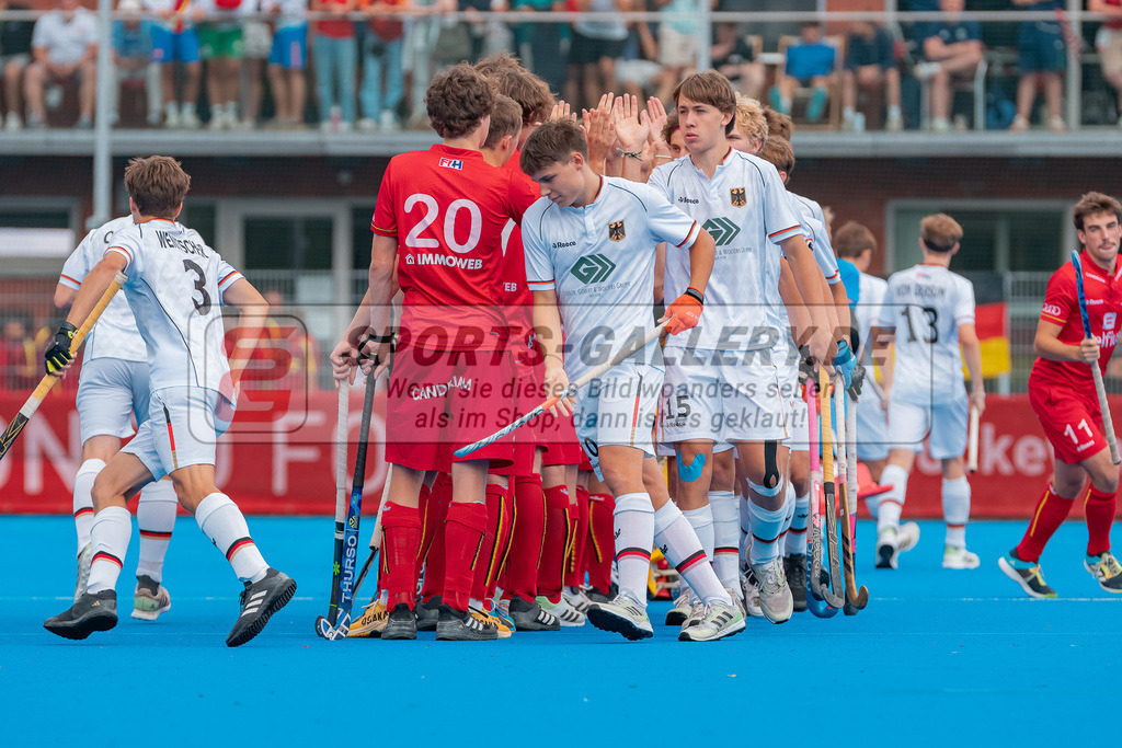 HK_20230716_102798 | Euro Hockey MU18 Boys Finale Belgium vs Germany Championship Girls & Boys am 16.7.2023 CHTC , Krefeld ,