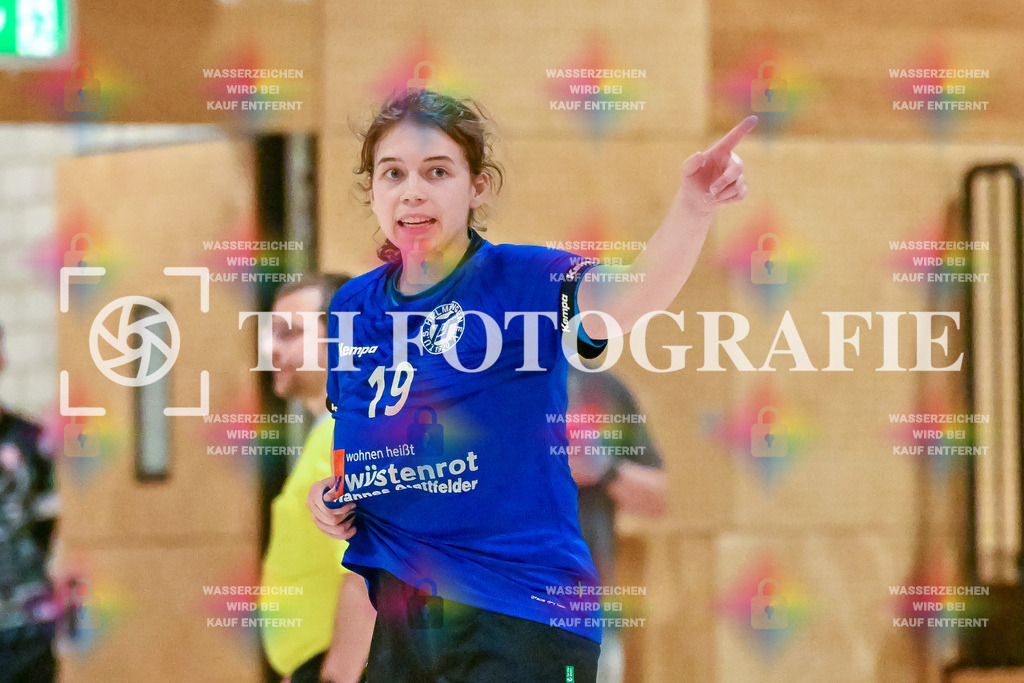 GER, SG Maulburg/Steinen - TuS Helmlingen, Frauen-Handball, Oberliga Suedbaden, 19. Spieltag, Saison 2024/2025, 23.03.2025 | Lia Nachtigall (TuS Helmlingen, #19)GER, SG Maulburg/Steinen - TuS Helmlingen, Frauen-Handball, Oberliga Suedbaden, 19. Spieltag, Saison 2024/2025, 23.03.2025Foto: TH Fotografie/Thomas Hess
