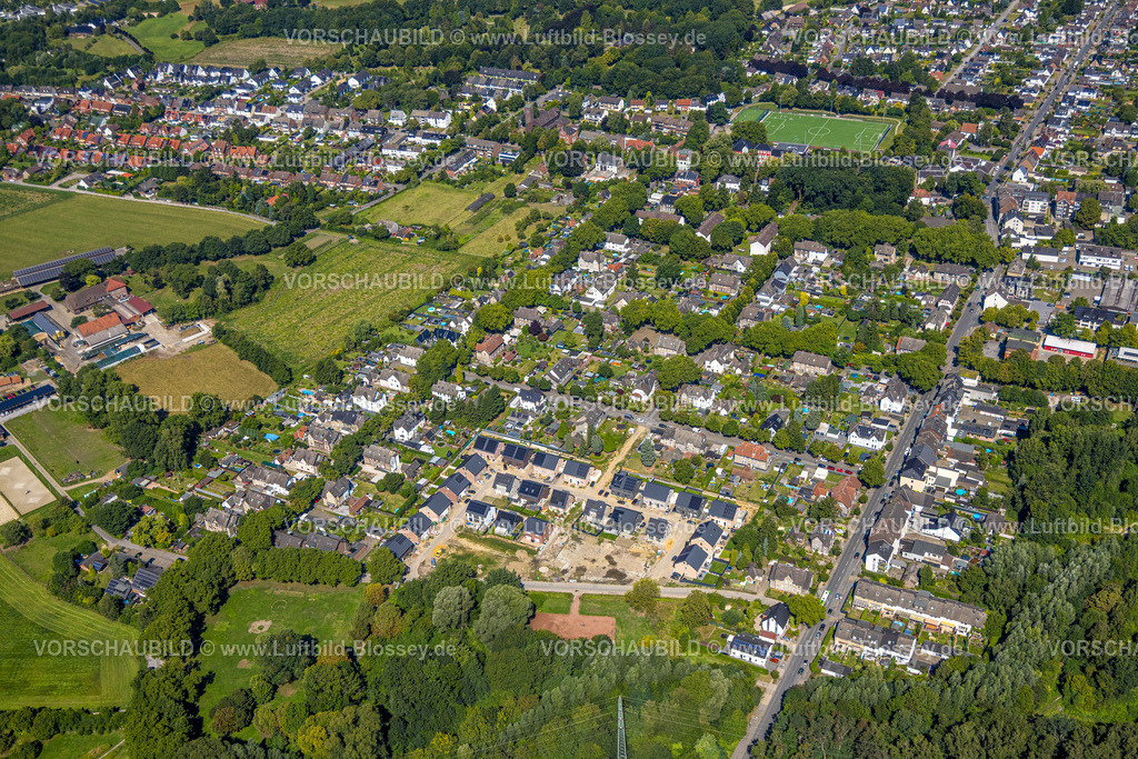 Gladbeck250800669 | Luftbild, Baustelle mit Neubaugebiet Einfamilienhäuser Elisabeth-Selbert-Weg, Johowstraße, Rentfort, Gladbeck, Ruhrgebiet, Nordrhein-Westfalen, Deutschland