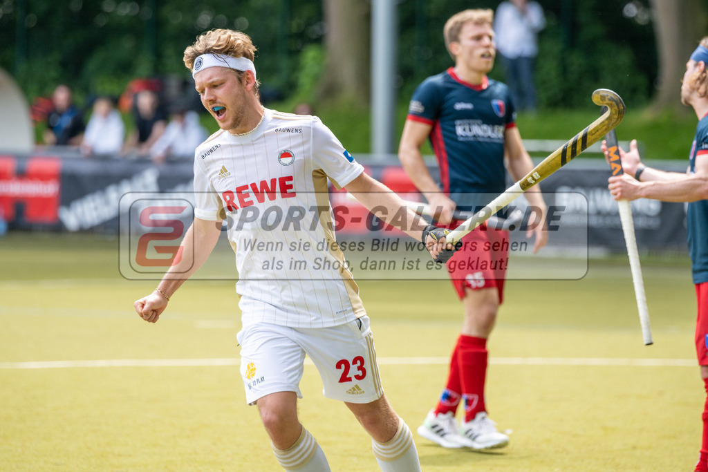 SFE_20230521_0064 | 1. Bundesliga Hockey Viertelfinale 3 Herren Rot-Weiss Köln - Berliner HC am 21.05.2023 in Köln (KTHC Stadion Rot-Weiss Köln Tennis and Hockey Club), Photo: Stephan Fehrmann 2023 (Sports-Gallery),Thies Ole Prinz ( Rot-Weiss Köln #23 )