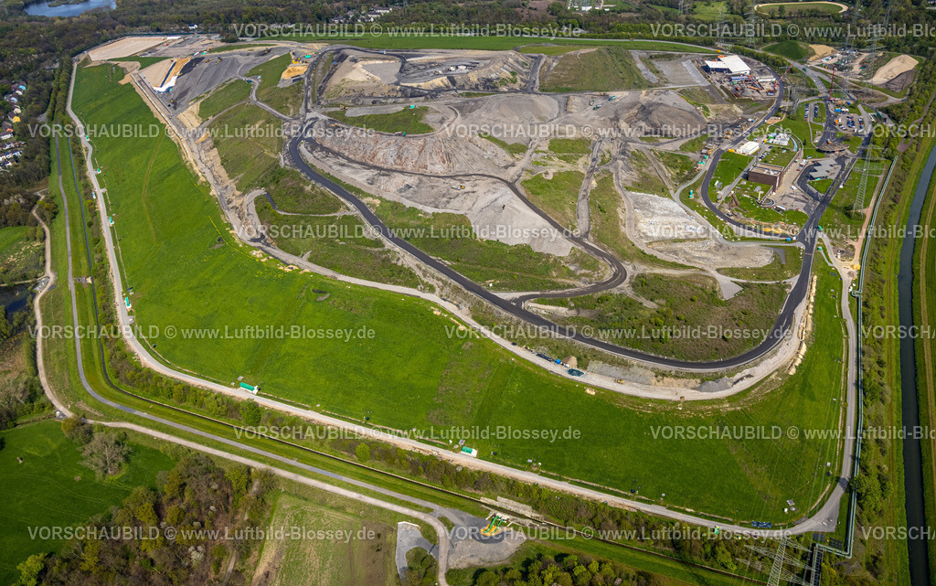 Gelsenkirchen230403567DeponieEmscherbruch | Luftbild, Zentraldeponie Emscherbruch ZDE, Fluss Emscher, Resser Mark, Gelsenkirchen, Ruhrgebiet, Nordrhein-Westfalen, Deutschland