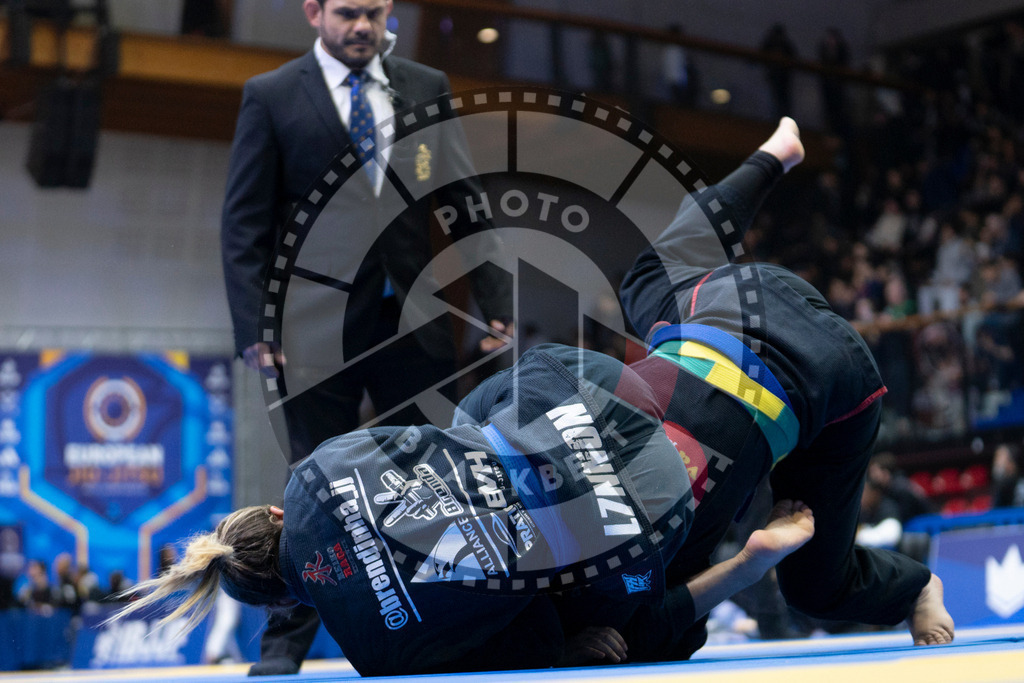 20240119PBB1940 | Fighters compete during the IBJJF European Championship in Paris, France, on January 19, 2024.