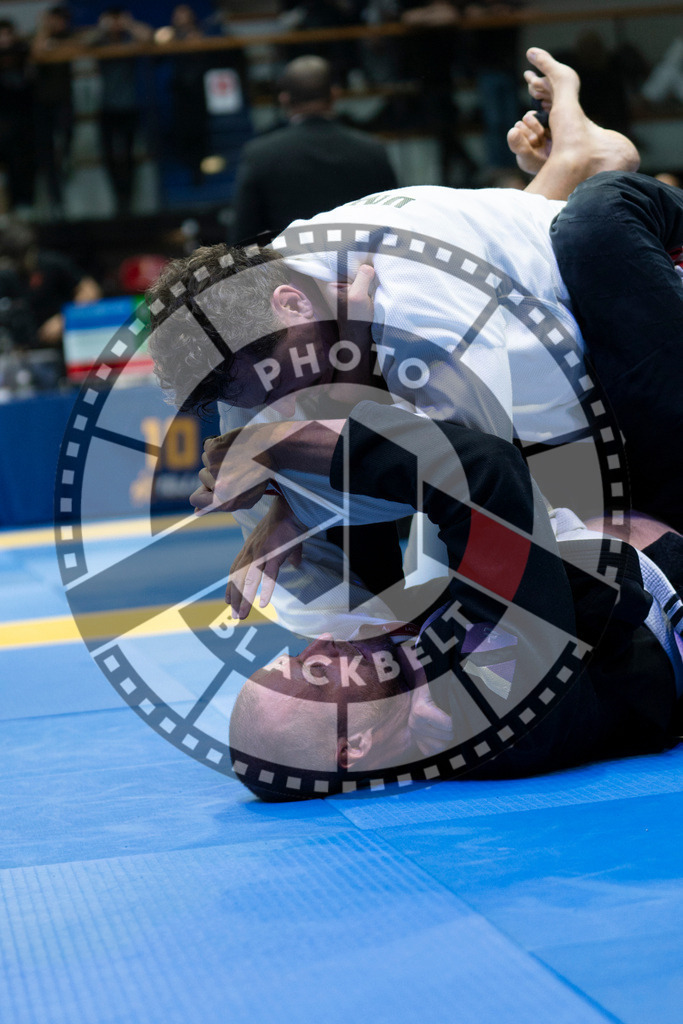 20240119PBB2980 | Fighters compete during the IBJJF European Championship in Paris, France, on January 19, 2024.