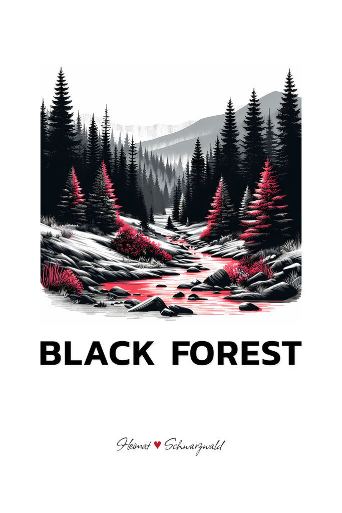 RED-BLACK-FOREST_Motiv-19 | Bilder-Onlineshop für Heimatbilder vom Schwarzwald und Oberrhein. Galeriebilder auf Acrylglas, Alu-Dibond, Leinwand und Poster online bestellen. Der Schwarzwald als Wandbild für Ihr Zuhause! | Art, Kunst, Wandbilder, Black Forest, Deko - Realisiert mit Pictrs.com