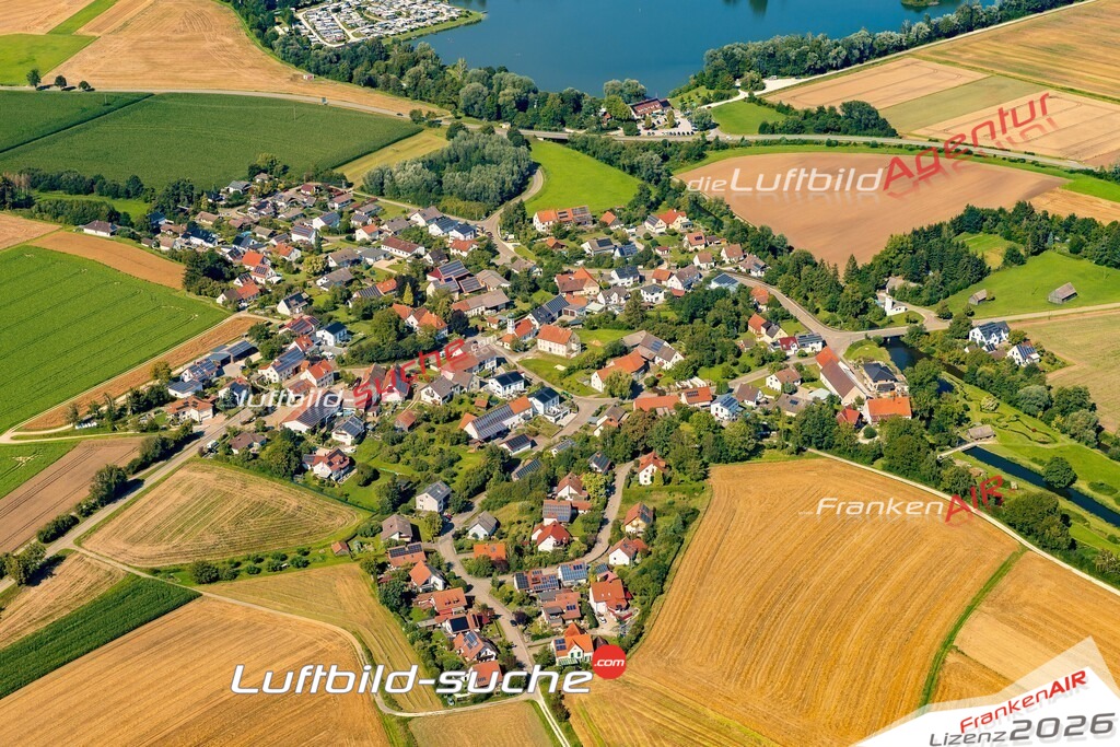 Remshart Rettenbach Bild- Das Luftbild wurde 2025 vom UL-Flugzeug heraus erstellt ( keine Drohne ) - Hochauflösende Luftaufnahme -Nicht vergleichbar mit Google Maps oder Satelittenbilder- Die Geschenkidee !Mit Lizenz und Bildrechte bestellbar