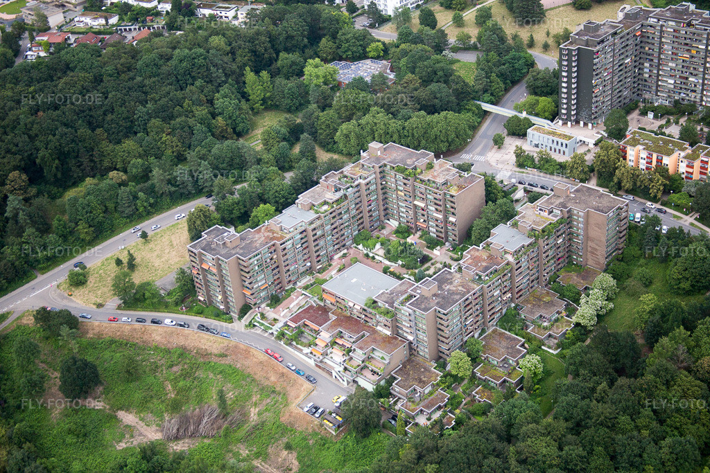 Luftbild: HD-Emmertsgrund im Ortsteil Emmertsgrund in Heidelberg im Bundesland Baden-Württemberg in Deutschland. Foto: IMG_090853.jpg vom 04.07.2016 durch Werner Riehm/FLY-FOTO.de