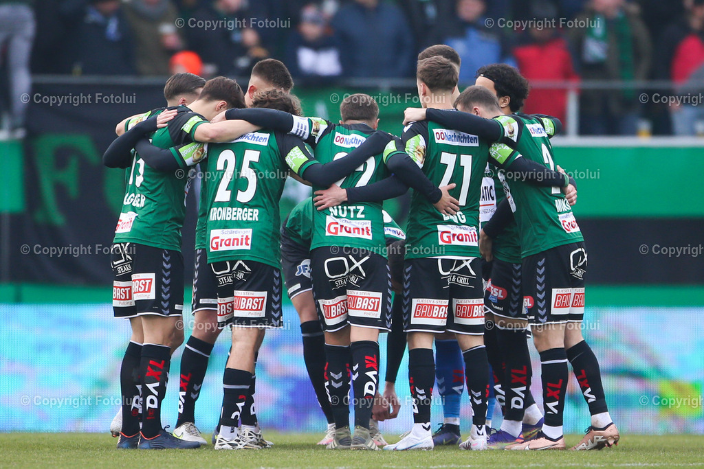 A_LUI_20230212_0005 | SPORT FUSSBALL ADMIRAL BUNDESLIGA SV RIED VS TSV HARTBERG
IM BILD: SV Guntamatic Ried ((SV Ried))

FOTO:FOTOLUI/UW