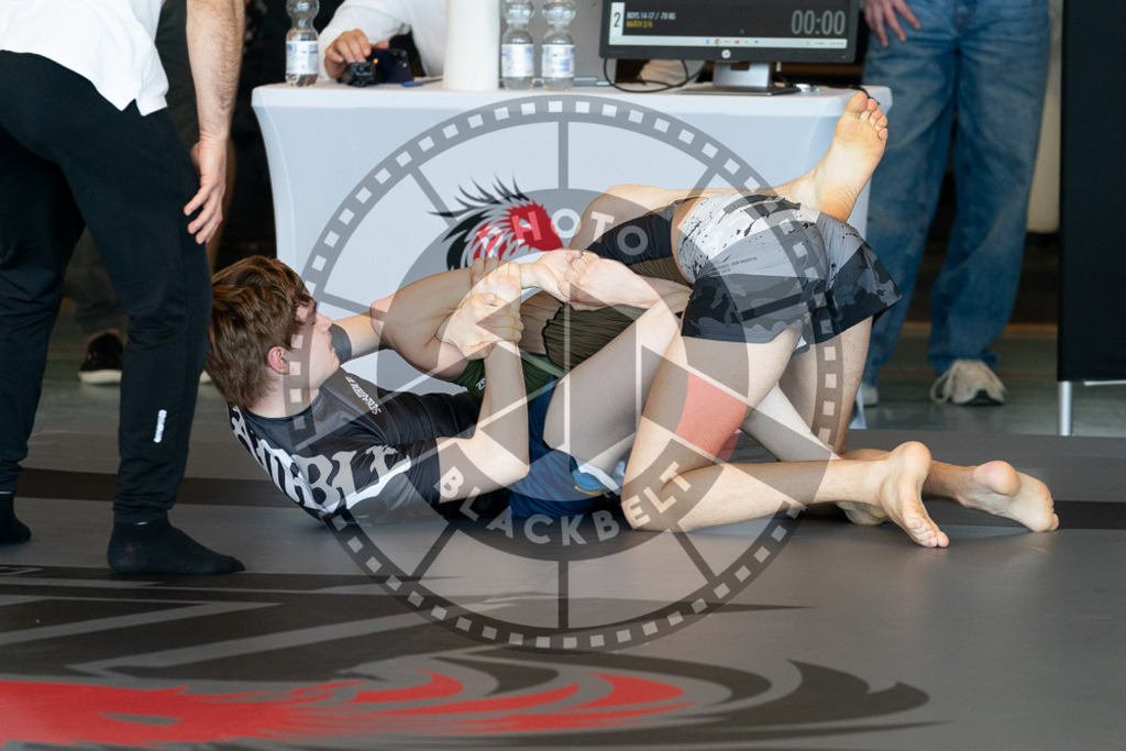 20250329PBB0508 | Fighters compete during the International Luta Livre (ILLCS) Germany IX Spring 2025 Competition spring on March 29, 2025 in Hannover, Germany.© Chiara Dazi