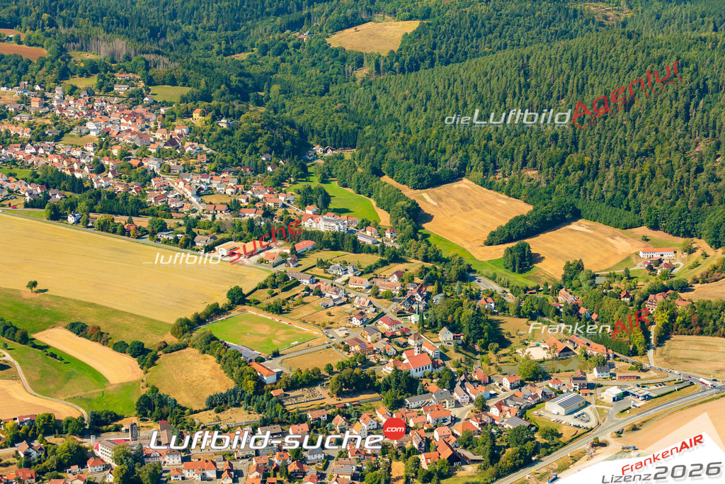 Theisenort Küps Bild- Das Luftbild wurde 2025 vom UL-Flugzeug heraus erstellt ( keine Drohnen Bilder! ) - Hochauflösende Luftaufnahme -Nicht vergleichbar mit Google Maps oder Satelittenbilder- Die Geschenkidee !Mit Lizenz und Bildrechte bestellbar
