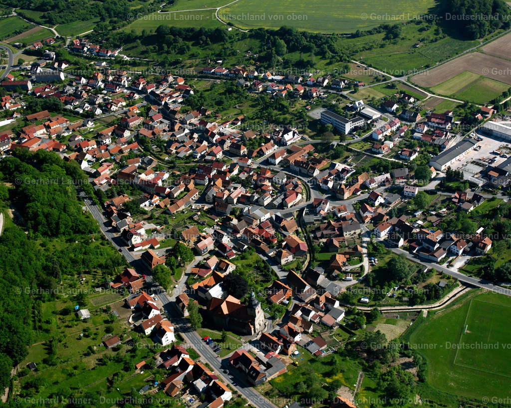 2634581 | GEISLEDEN 09.06.2006 Stadtansicht des Innenstadtbereiches  in Geisleden im Bundesland Thüringen, Deutschland // City view on down town  in Geisleden in the state Thuringia, Germany Foto: Gerhard Launer