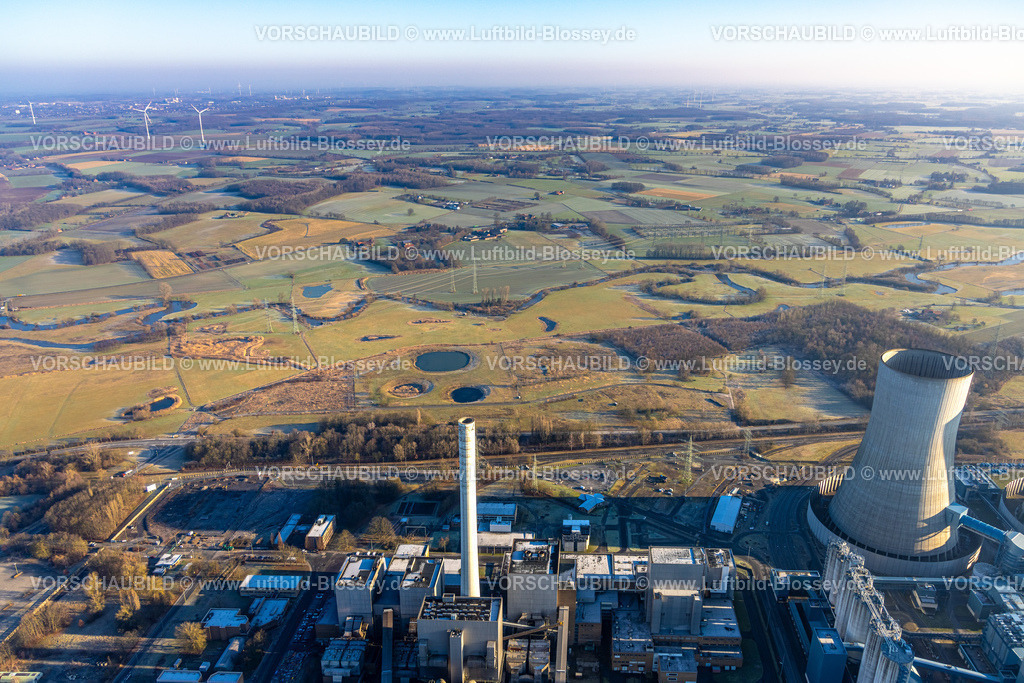 Hamm260100005Uentrop | Luftbild, Gelände für das geplante Rechenzentrum in Lippetal auf der Stadtgrenze zu Hamm, investieren wird das US-Beteiligungsunternehmen Blackstone 4 Millarden Euro, Uentrop, Hamm, Lippborg, Lippetal, Ruhrgebiet, Nordrhein-Westfalen, Deutschland, 