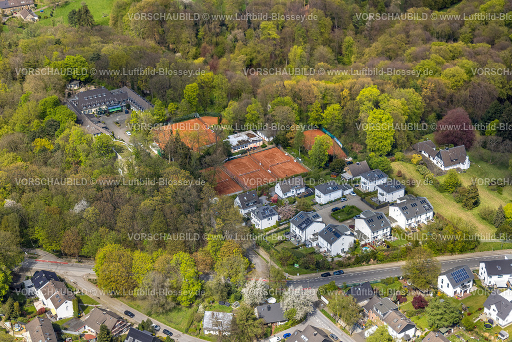 Heiligenhaus230407791 | Luftbild, Waldhotel Heiligenhaus, Tennisplätze, Hetterscheidt, Heiligenhaus, Ruhrgebiet, Nordrhein-Westfalen, Deutschland