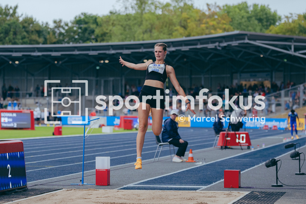 Deutsche Meisterschaften der Frauen und Männer 2026 | Lynn Michelmann, TSV Asendorf, Weitsprung, Deutsche Meisterschaften der Frauen und Männer 2026, Lohrheidestadion Bochum-Wattenscheid, 26.07.2026. Foto: Marcel Schwering / sportimfokus - Realisiert mit Pictrs.com